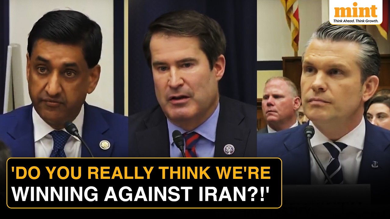 'You're LYING': U.S. Congressmen ROAST Pete Hegseth On Iran War, Shouting Match Erupts In Congress