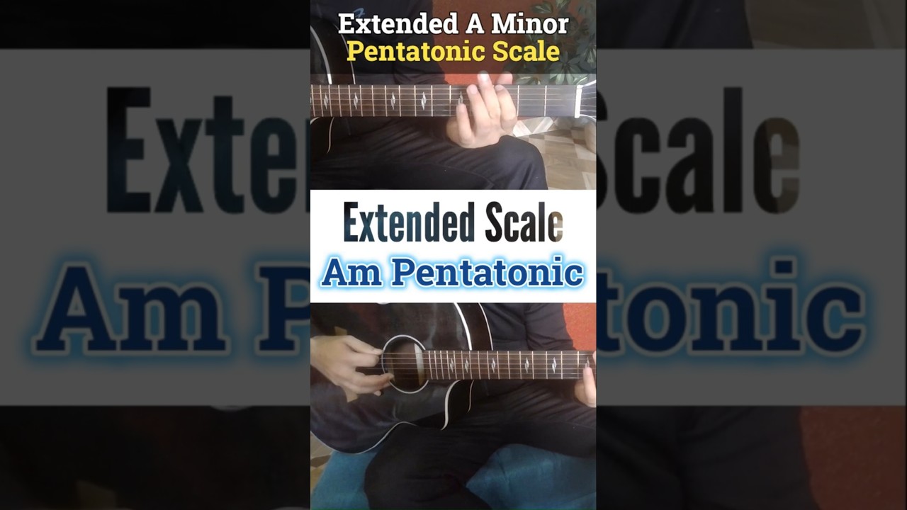 Extended A Minor Pentatonic Scale Run | Learn Guitar Theory with Aman Verma