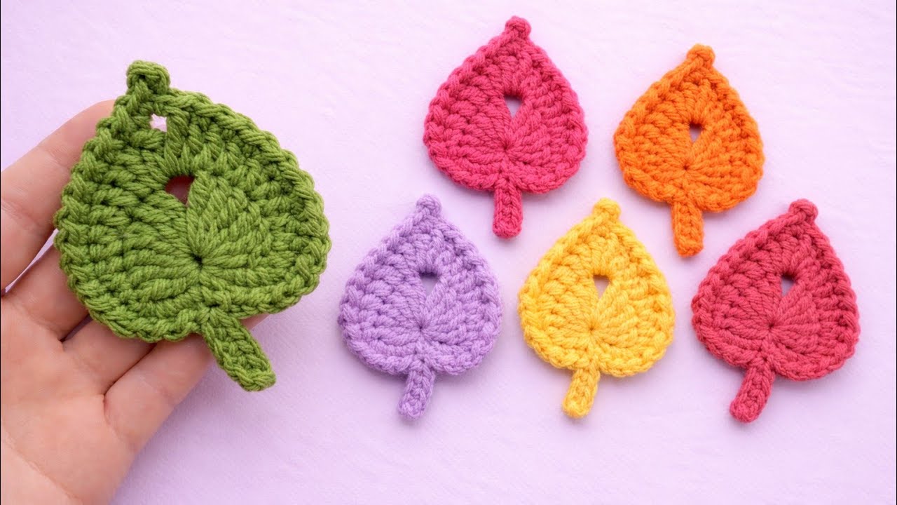 Aprende a Tejer una Hoja Única Super Elegante