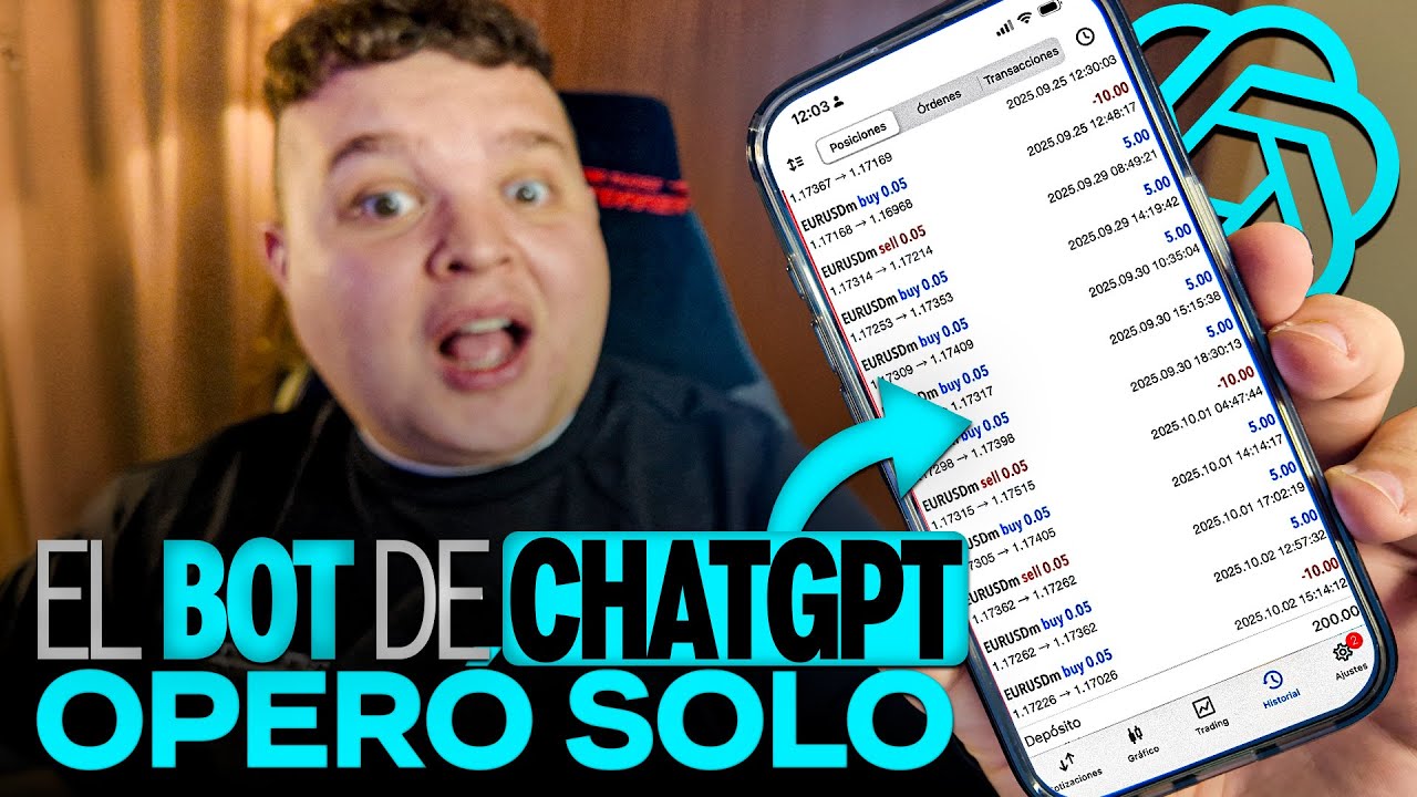 Le di 200 dólares a un bot de ChatGPT para tradear… Resultado REAL