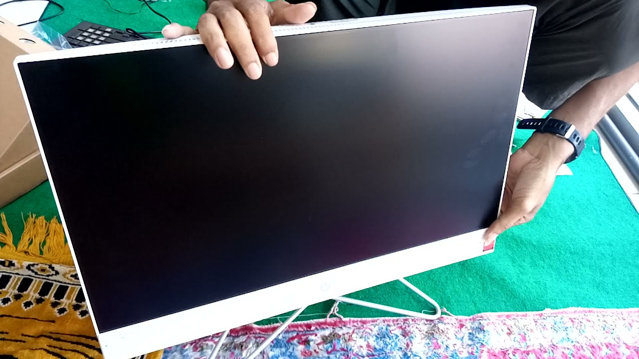 membuka / Disassembly  HP all in one pc 24-df0058d (slot Ram ,SSD dan HDD)