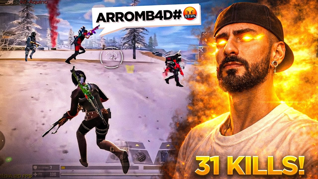 TILTANDO OS LEÕES DA RANKED E DROPANDO 31 KILLS NO COD MOBILE