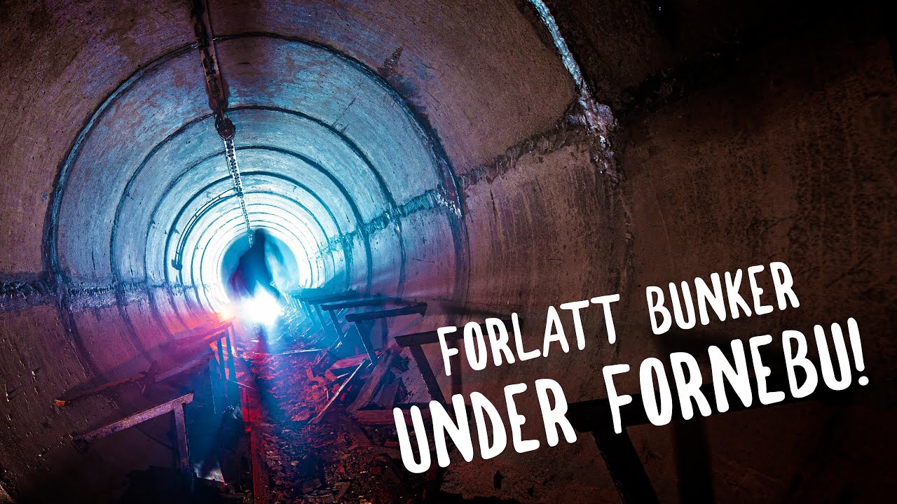 Utforsker forlatt bunker på Fornebu!