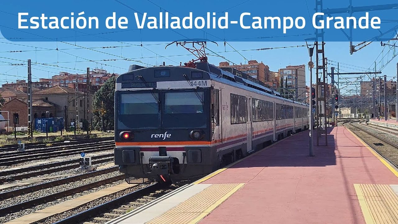 Circulaciones por la estación de Valladolid-Campo Grande (Especial 400 vídeos)
