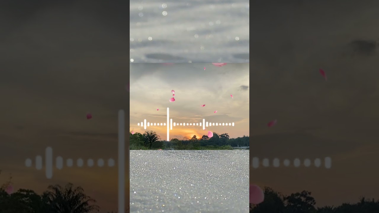 Cahaya di ujung senja.