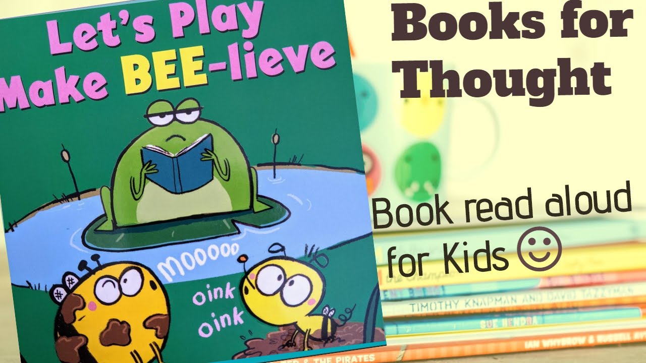 Bumble and bee Let's play Make BEE-lieve by Ross Burach - Book reading for children!