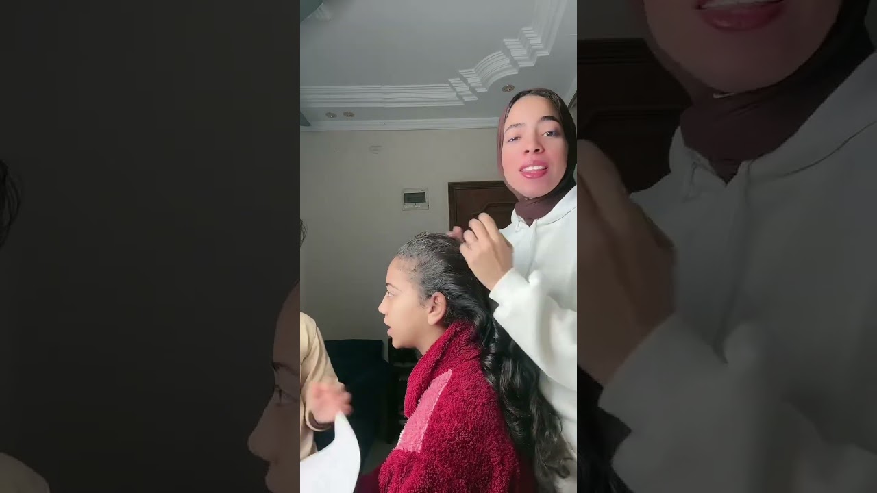 سموكه بتجهز للمدرسه😍