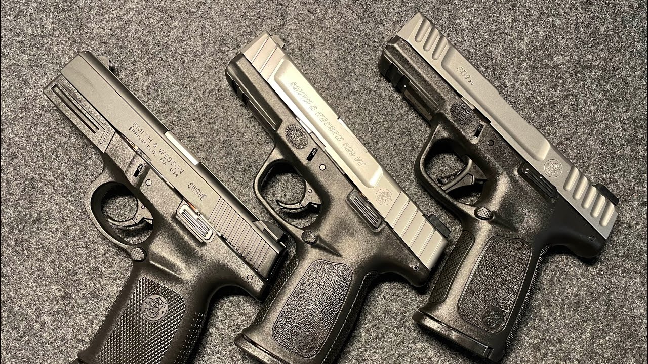 Sigma Saturday! Three Generations of Smith and Wesson Sigma- SW9VE, SD9VE and SD9 2.0