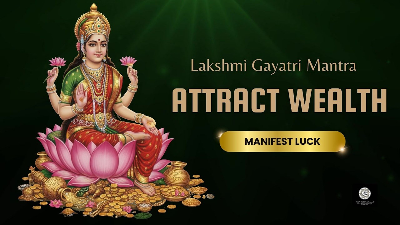 Lakshmi Gayatri Mantra 108 Times | Attract Wealth & Abundance | Manifest Luck & Prosperity