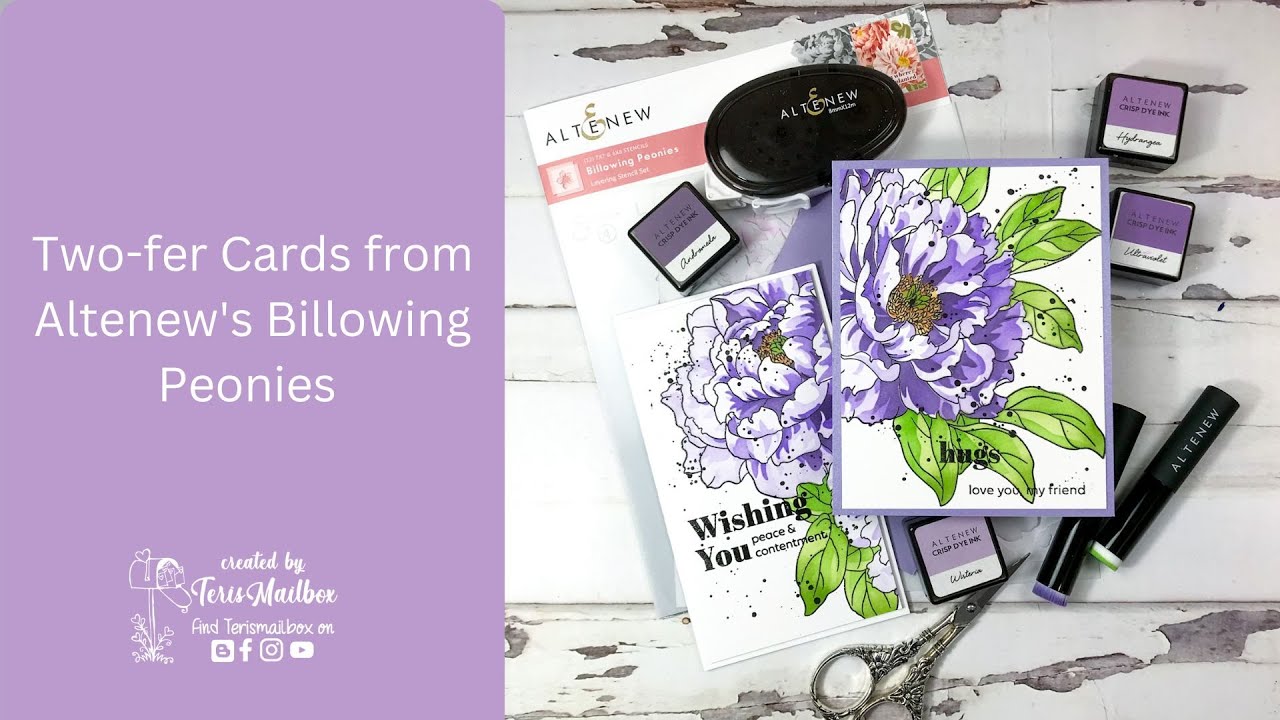 Altenew's Billowing Peonies Intro