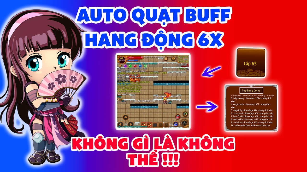 Hướng Dẫn Chi Tiết Về Auto Buff Hang Động 6x (ZangVPS) | Ninja School Online #NSO #Nubagame #Zangvps