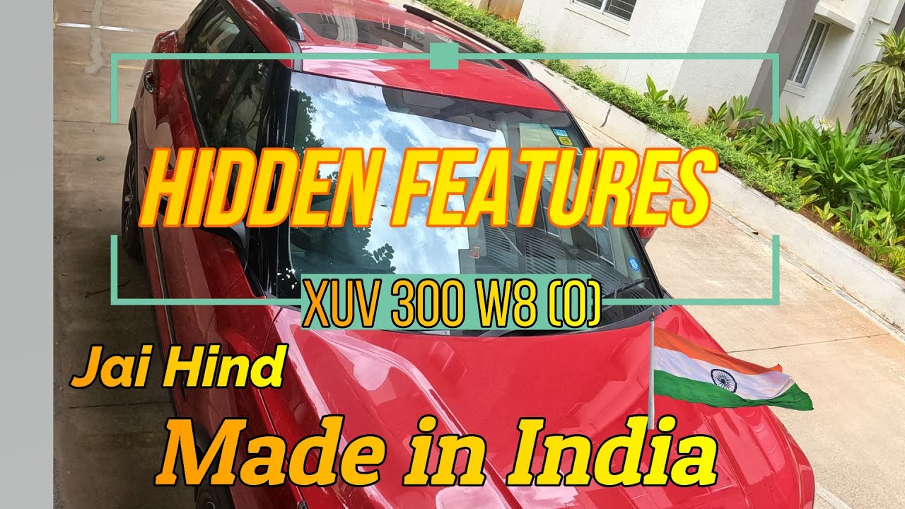 XUV300 Hidden Features |Unnoticed Features Mahindra XUV300 W8 (O)|New Owners Quick Identify Features