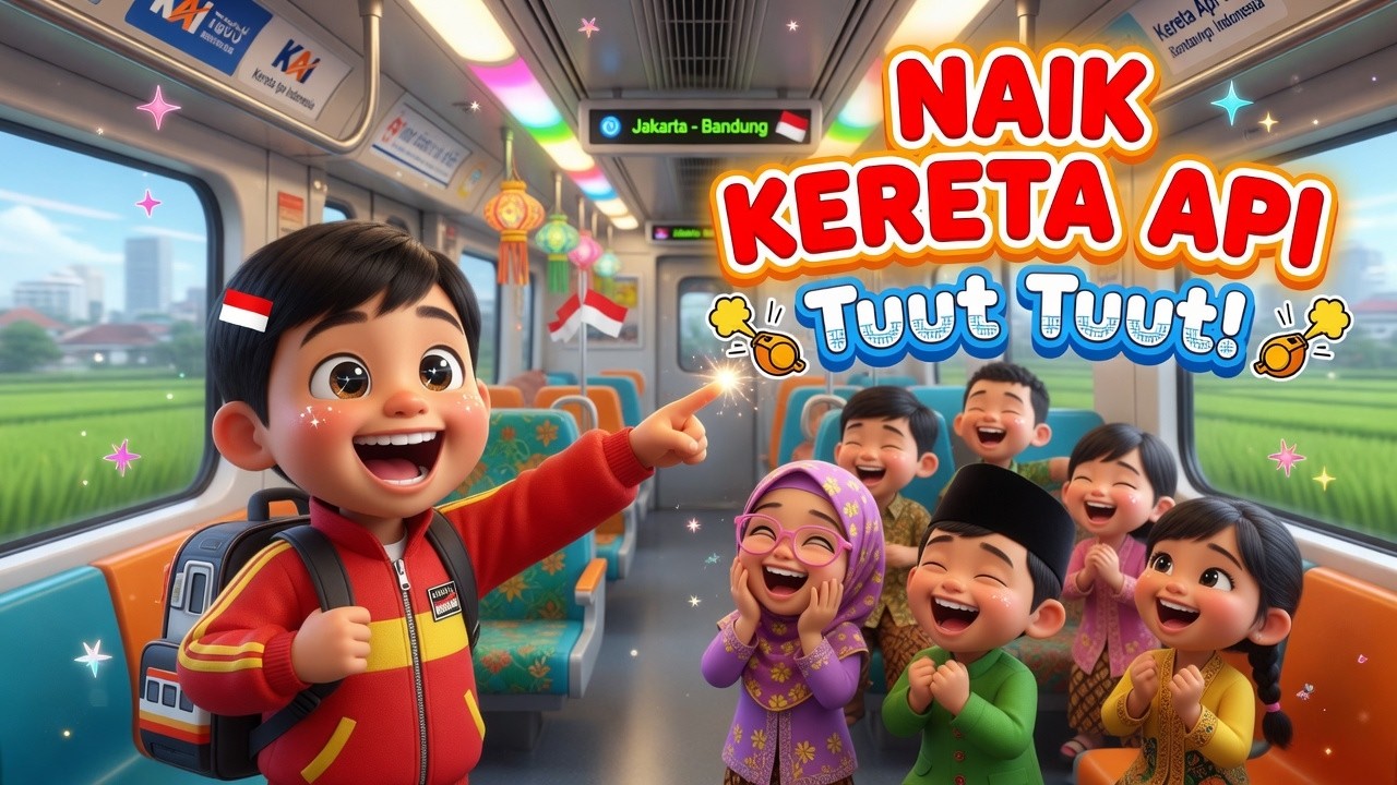Naik Kereta Api Tuuut Tuuut! 🚂