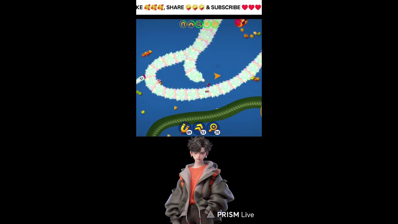 Worms Zone Live | Fast Strategy+Insane Moments #wormzone #shortsfeed #wormate #2026 #trend #Live