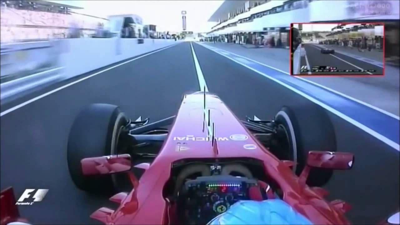 Fernando Alonso record pit stop in Suzuka 2013