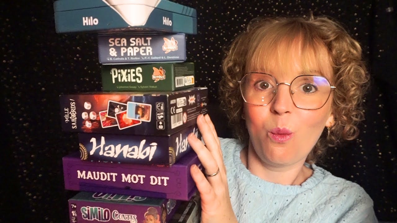 ASMR | 🌸 Mes meilleurs jeux de société - Je me suis lâchée ! 🚀​ (partie 1)