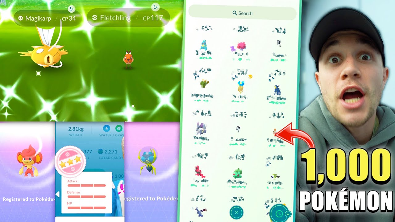 Catching 1,000 Pokémon in 24 Hours but IT’S EXPERT MODE