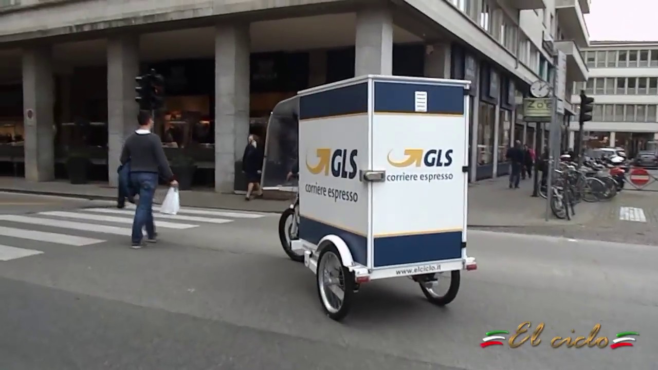 Triciclo elettrico cargo bike GLS Padova