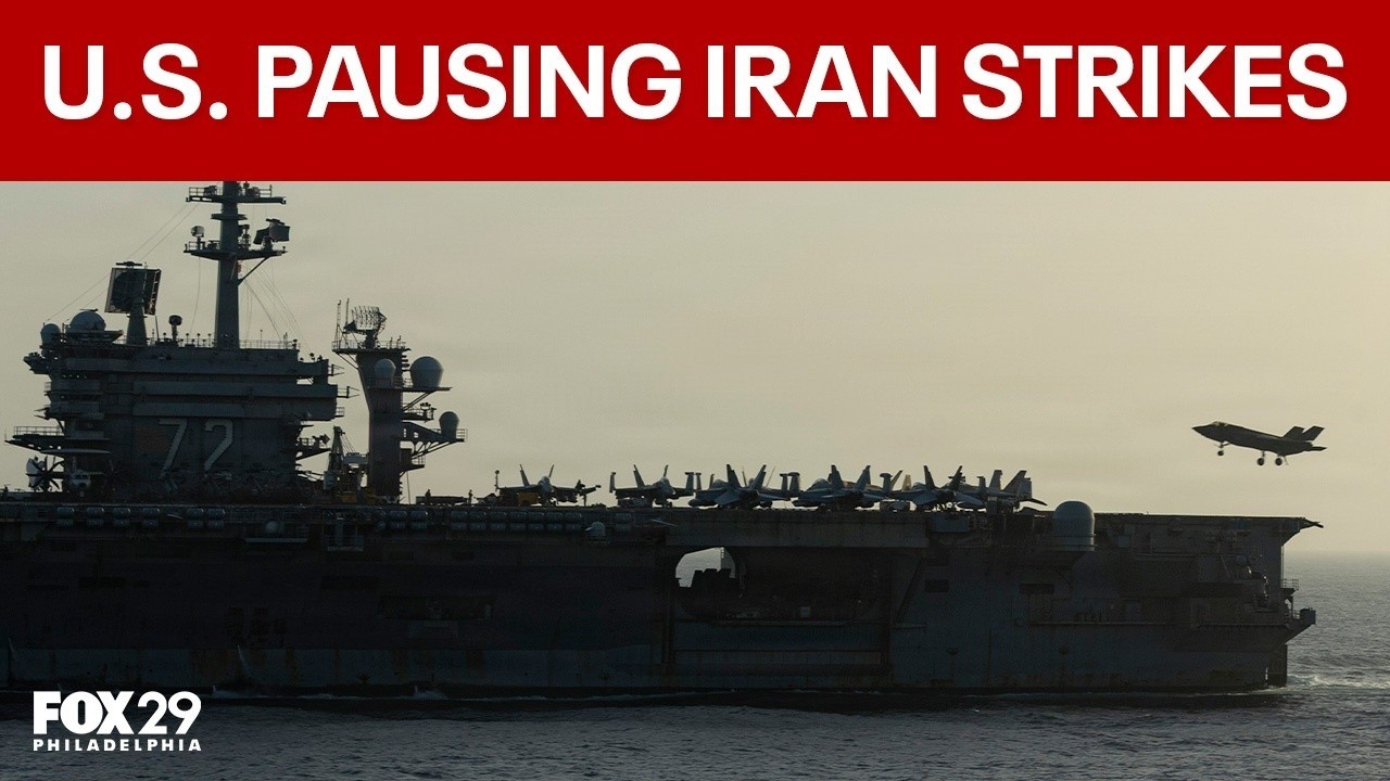 Trump pausing strikes on Iran before midterm elections