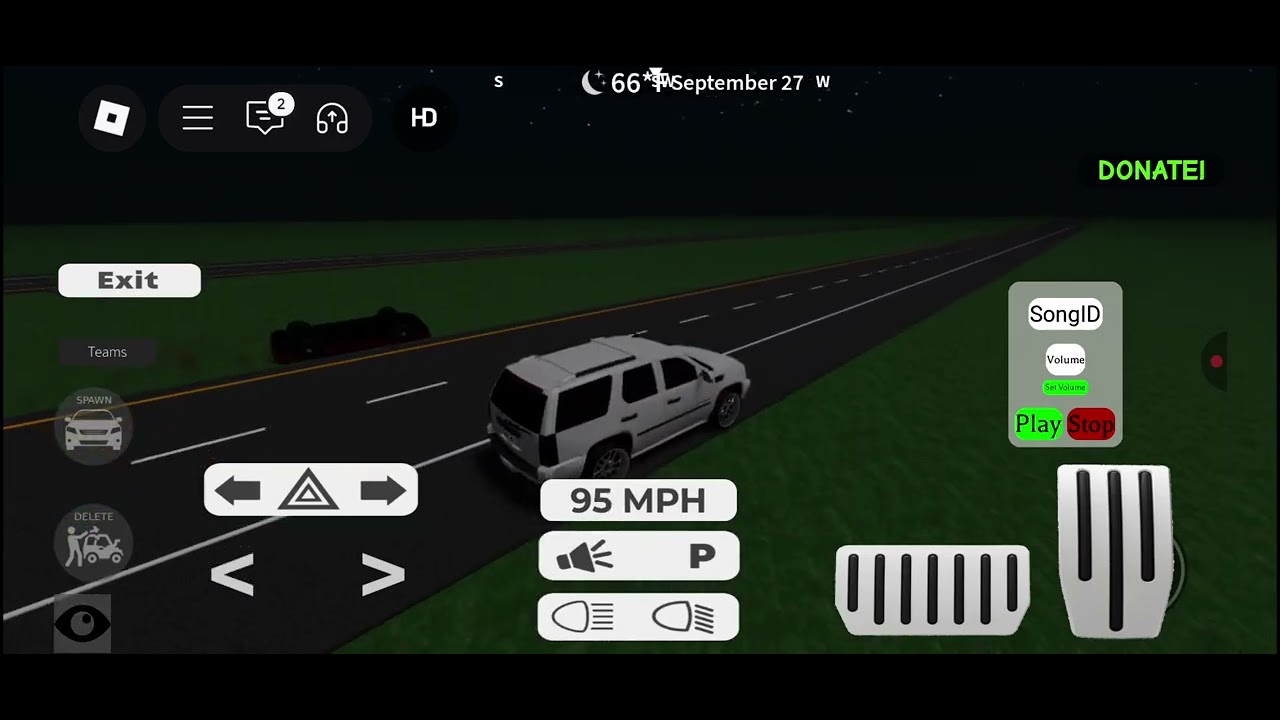 Playing Roblox Interstate 50