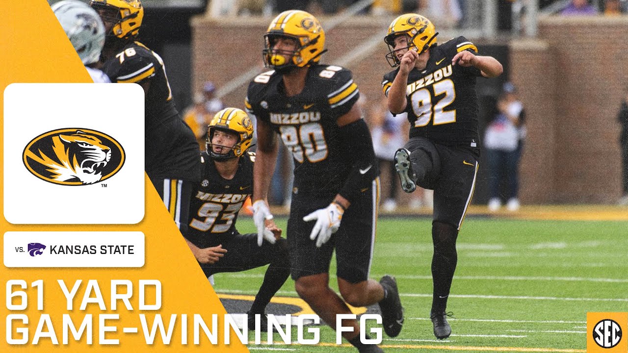 Missouri Kicks Longest Field Goal in SEC History