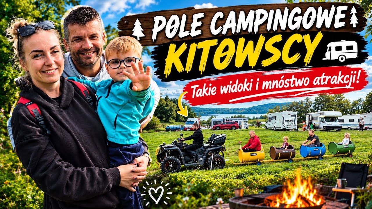 KASZUBY - Pole Campingowe Kitowscy 😍 Takich widok&oacute;w i atrakcji się nie spodziewaliśmy!