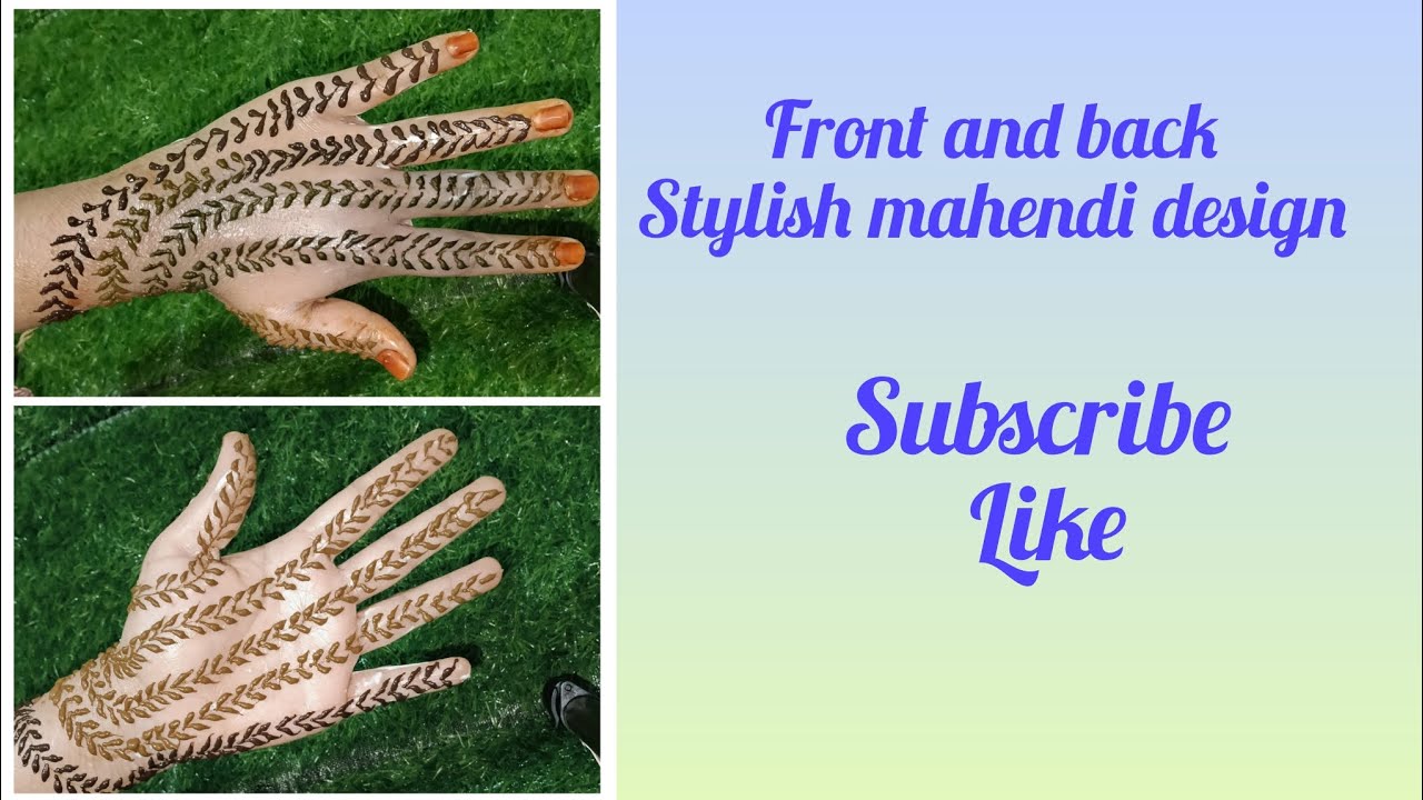 Front and back mahendi design 🥰#youtube #youtuber #youtubevideo #beautiful #subscribe 