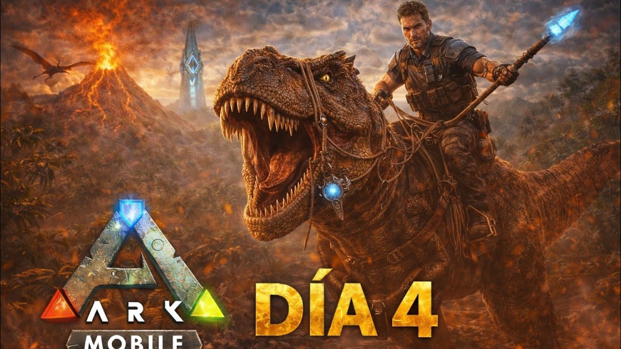 Día 4 | MUCHOS DINOS OP | ARK MOBILE
