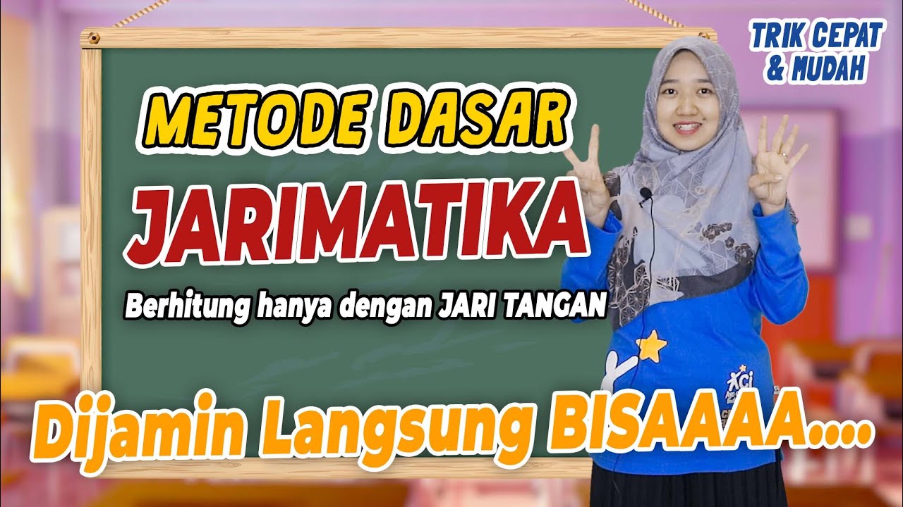 TRIK CARA CEPAT BERHITUNG PENJUMLAHAN DENGAN JARI TANGAN | JARIMATIKA (JURUS ZERO)