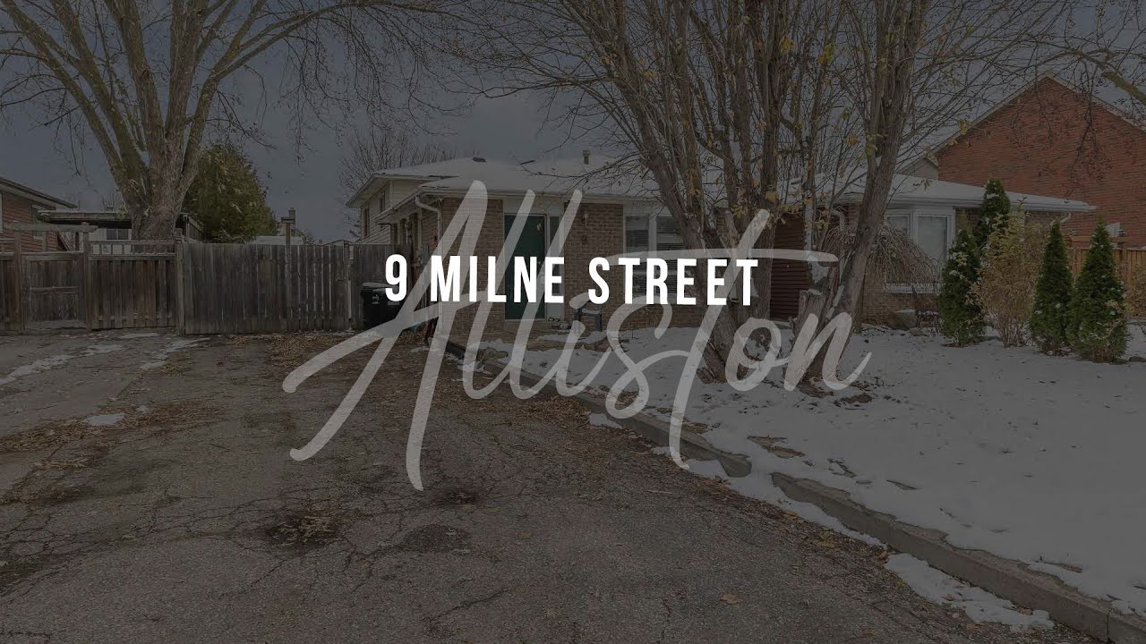 SOLD | 9 Milne Street, Alliston
