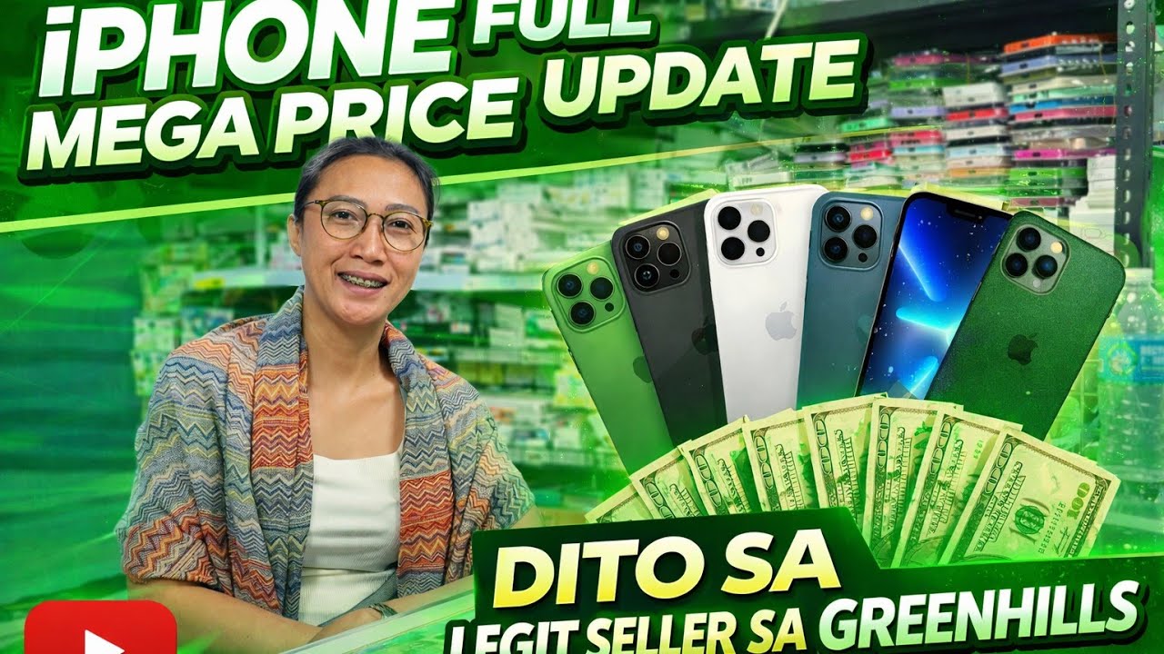 IPHONE FULL PRICE UPDATE SA GREENHILL! IPHONE XR,11,12,13,14,15,16,17 AVAIL NA DITO!