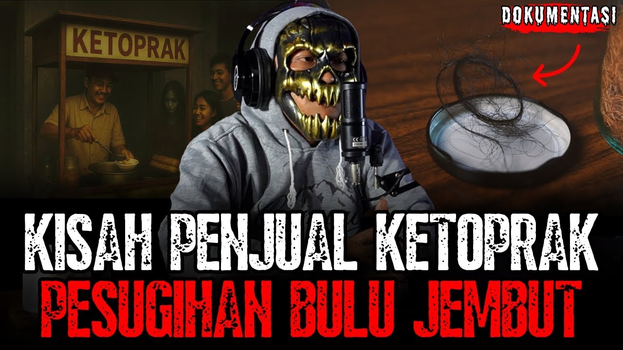 RESEP RAHASIA PENJUAL KETOPRAK, SEMUA MAKANAN PAKAI BULU J3MBUT KUNTILANAK!