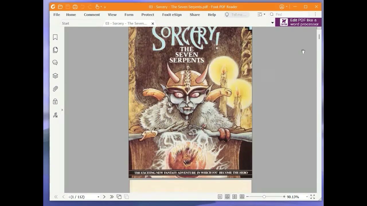 Let's Play Steve Jackson's Sorcery! The Seven Serpents (Fighting Fantasy Game Book) Part 1