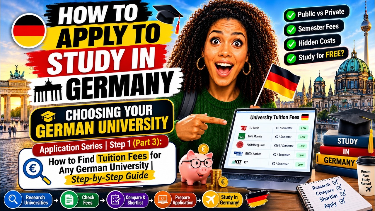 How to Find Tuition Fees for Any German University | Step 1 Part 3.