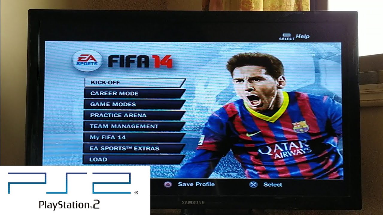 FIFA 14 (PS2) Gameplay - HD 1080p