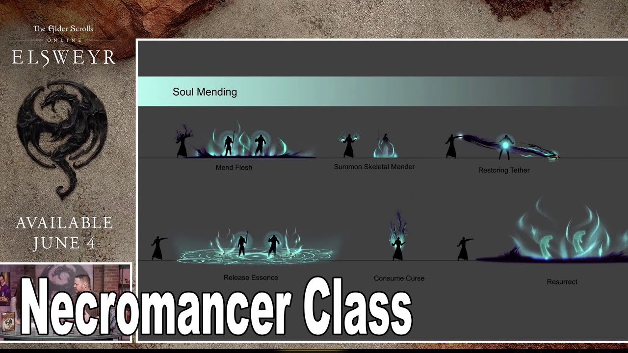 The Elder Scrolls Online: Elsweyr - Necromancer Class Reveal [HD 1080P]