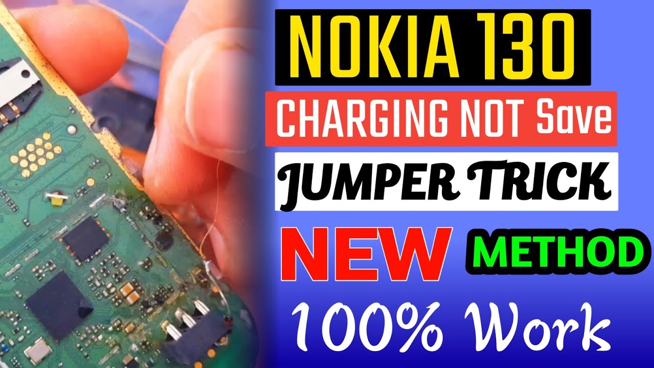 Nokia 130 TA-1017 Fake Charging Solution | Nokia 130 Charging Not Saving Solution 100% Work