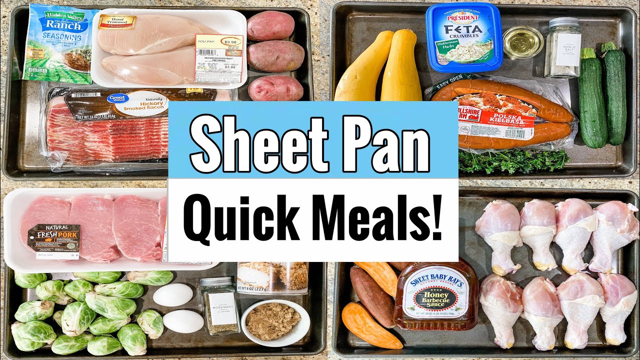 Cheap & Fancy Sheet Pan Dinners | 6 of the BEST One Pan Meals | Tasty & Easy Recipes | Julia Pacheco