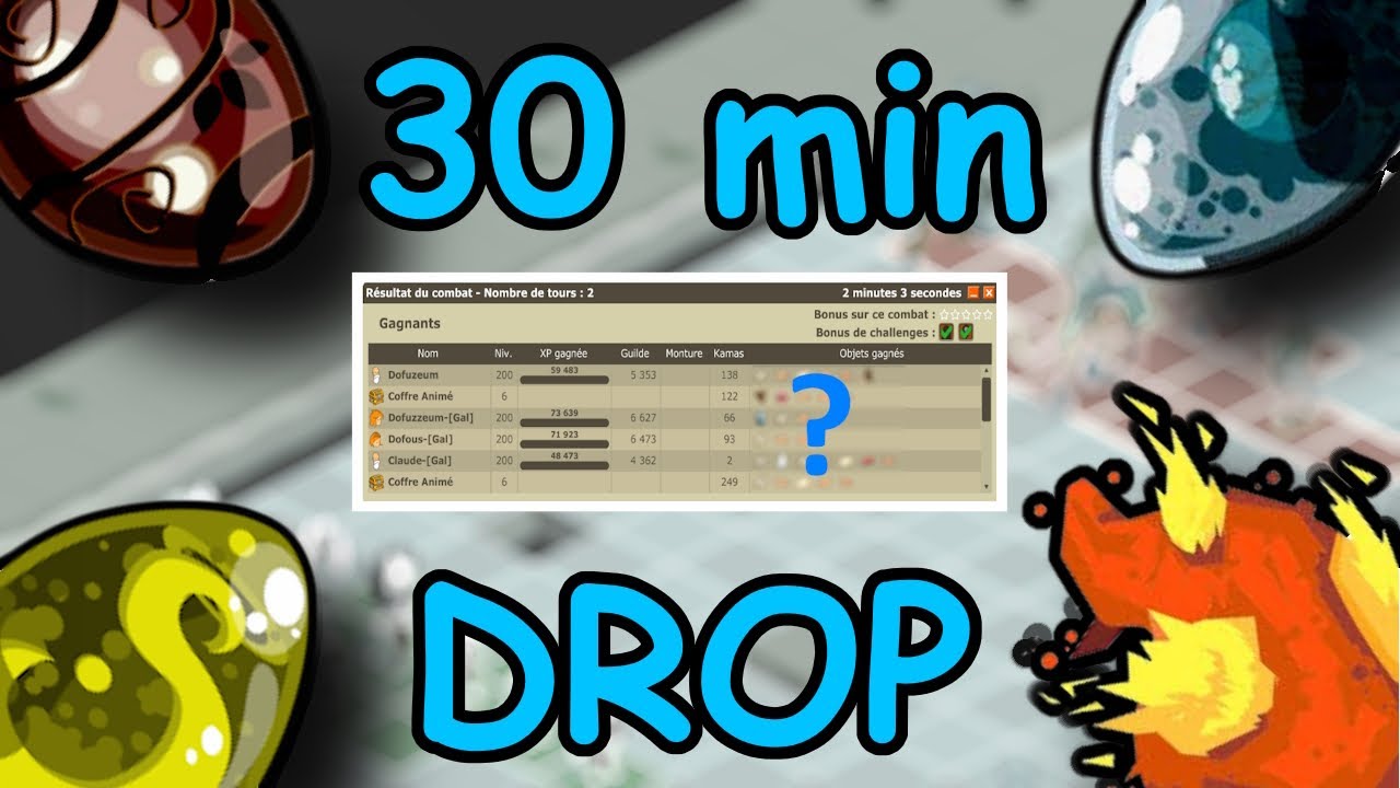 30 Minutes de DROP DOFUS - DOFUS RETRO