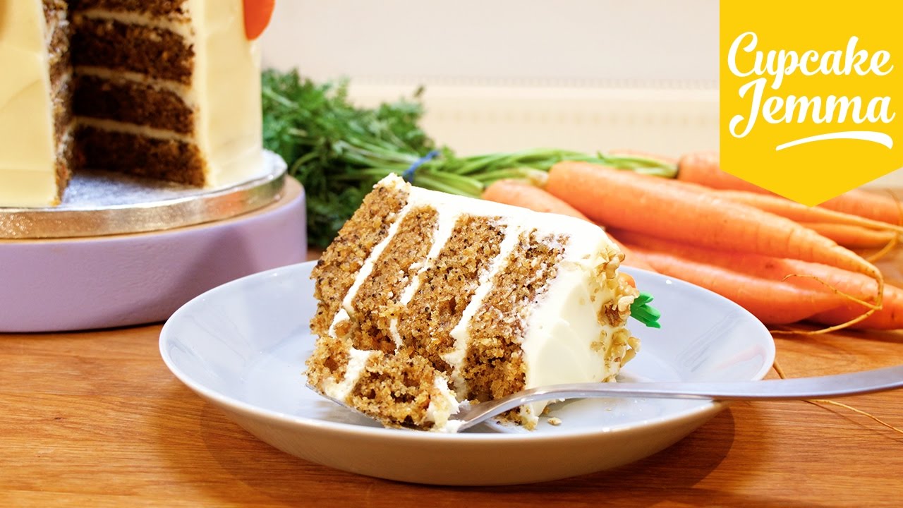 The BEST Carrot Cake You'll Ever Make - FACT! | Cupcake Jemma