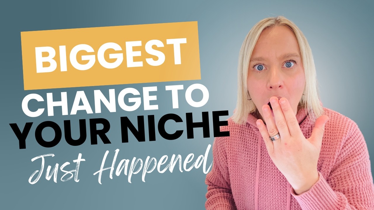 The BIGGEST Shift to How You Niche Just Happened