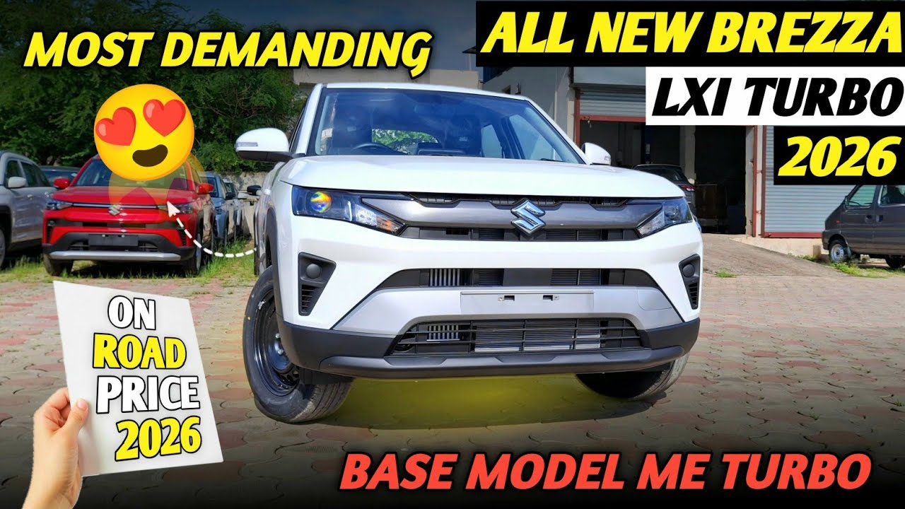 New 2026 Maruti Brezza LXI Turbo Review 🔥 | With New On Road Price 