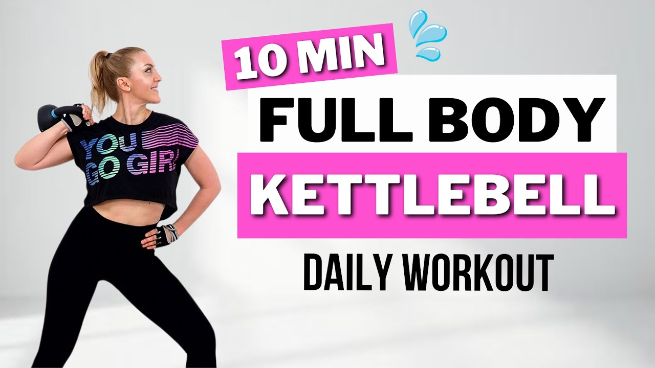 🔥10 Min Daily Kettlebell Workout🔥Full Body Strength🔥ALL STANDING🔥NO JUMPING🔥NO REPEAT🔥