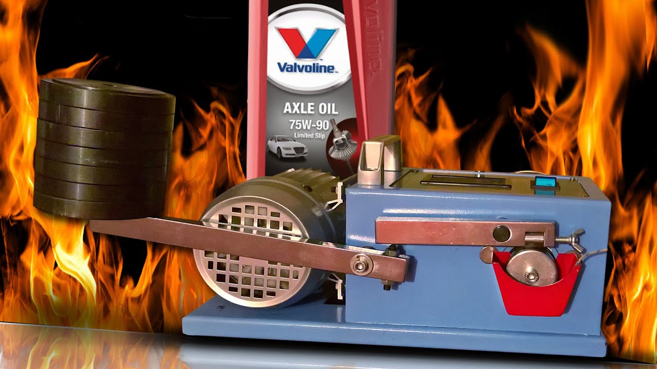 Valvoline Axle Oil 75W90 LS Oil Analysis 100°C Choose the best oil! #oilchange #engineoil