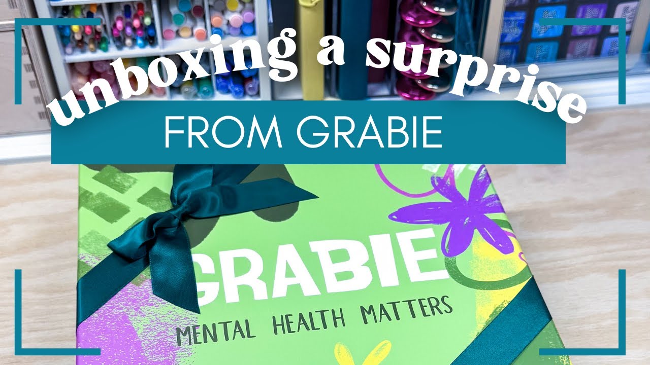 Unboxing a NEW Art Healing Workbook and Art Supplies from Grabie Art!
