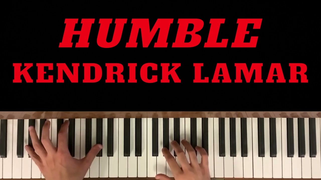 Piano tutorial : Kendrick Lamar HUMBLE
