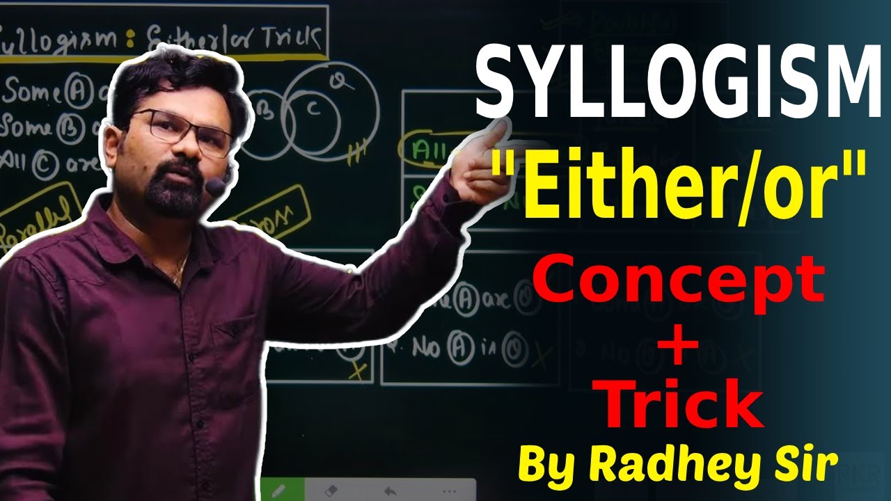Syllogism Either or Trick I Solve in 5 Seconds | Reasoning I By Radhey Sir