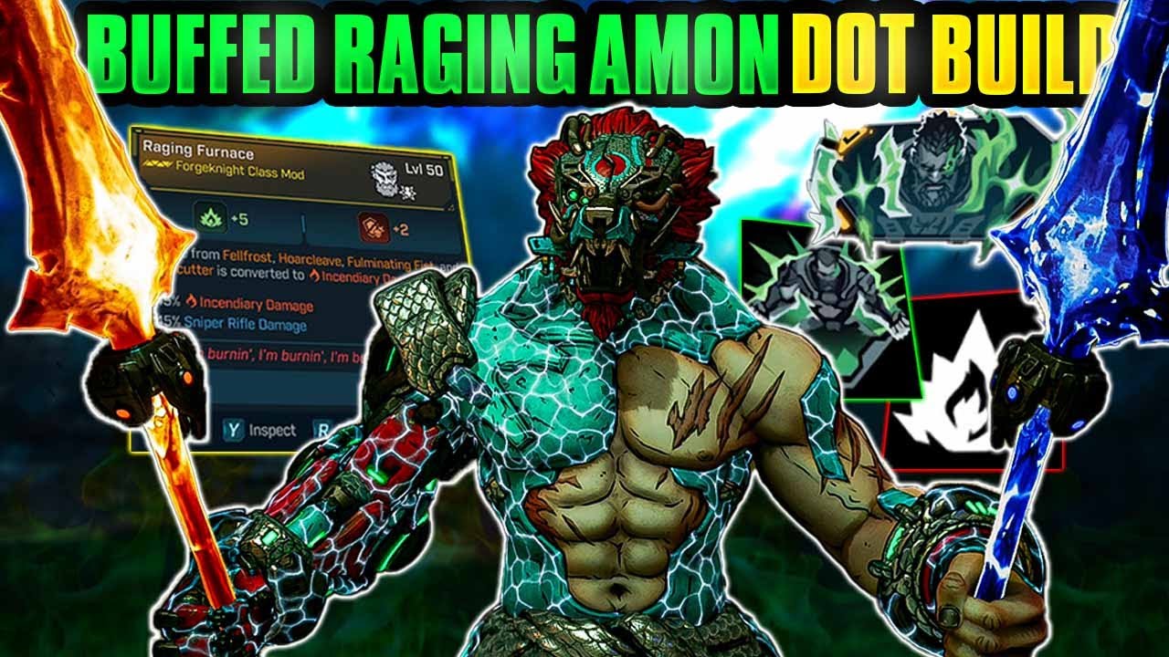 The BUFFED Raging Amon DoT Build is INSANE! (20 Mill+ Damage!) | Borderlands 4 Build Guide
