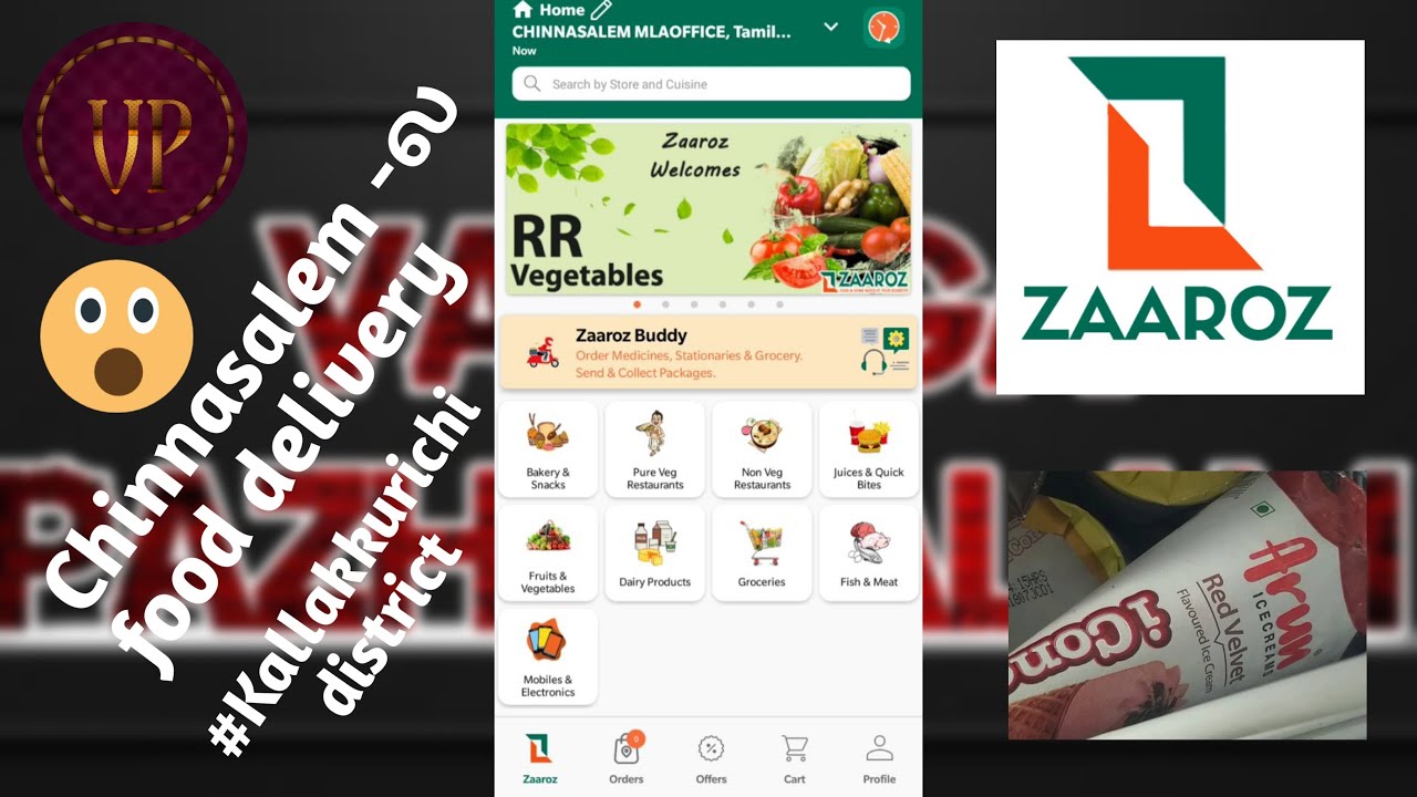 Zaaraz | Food delivery | Chinnasalem | VAANGA PAZHAGALAM