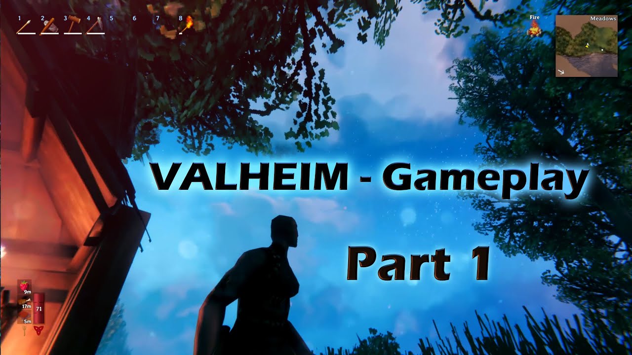 Valheim - Gameplay Part 1 (no commentary, 1h)